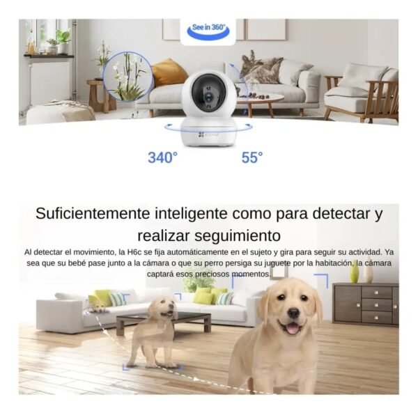 Cámara Wifi EZVIZ H6C PRO al mejor precio, más economico, barato, la mejor tienda ofertas y descuentos todos los días - Seguridad para los hijos y para las mascotas